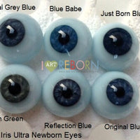 I ART REBORN Ultra newborn eyes FULL ROUNDS 18mm
