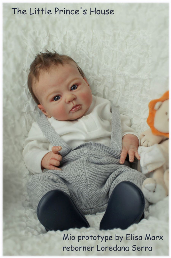 MIO by Elisa Marx. Blank vinyl reborn baby doll kit at Tru Born truborns