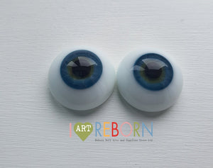 I ART REBORN Ultra newborn eyes FLAT BACK 22mm