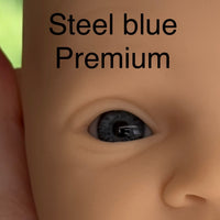 Tru Life premium eyes Steel blue 20mm