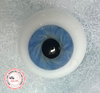 MA02 German blown glass eyes sky blue