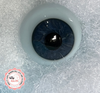 Blue sclera German blown glass eyes NEW BABY
