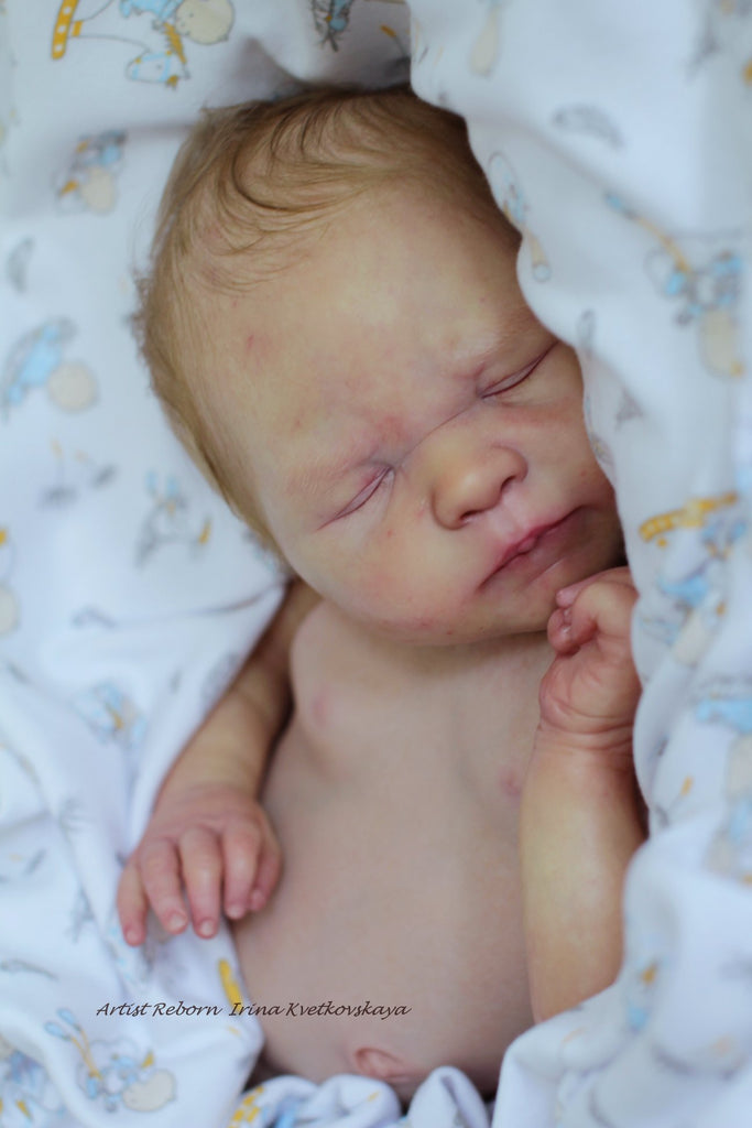 LEO blank vinyl reborn doll kit. Sabine Altenkirch. TRU BORN truborns