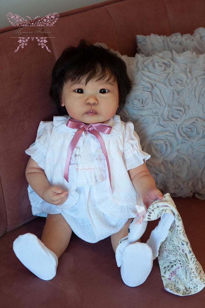 MIN LI by Jorja Pigott blank vinyl reborn doll kit. TRU BORN | truborns