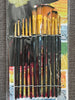 12 piece artist paint brush set - truborns