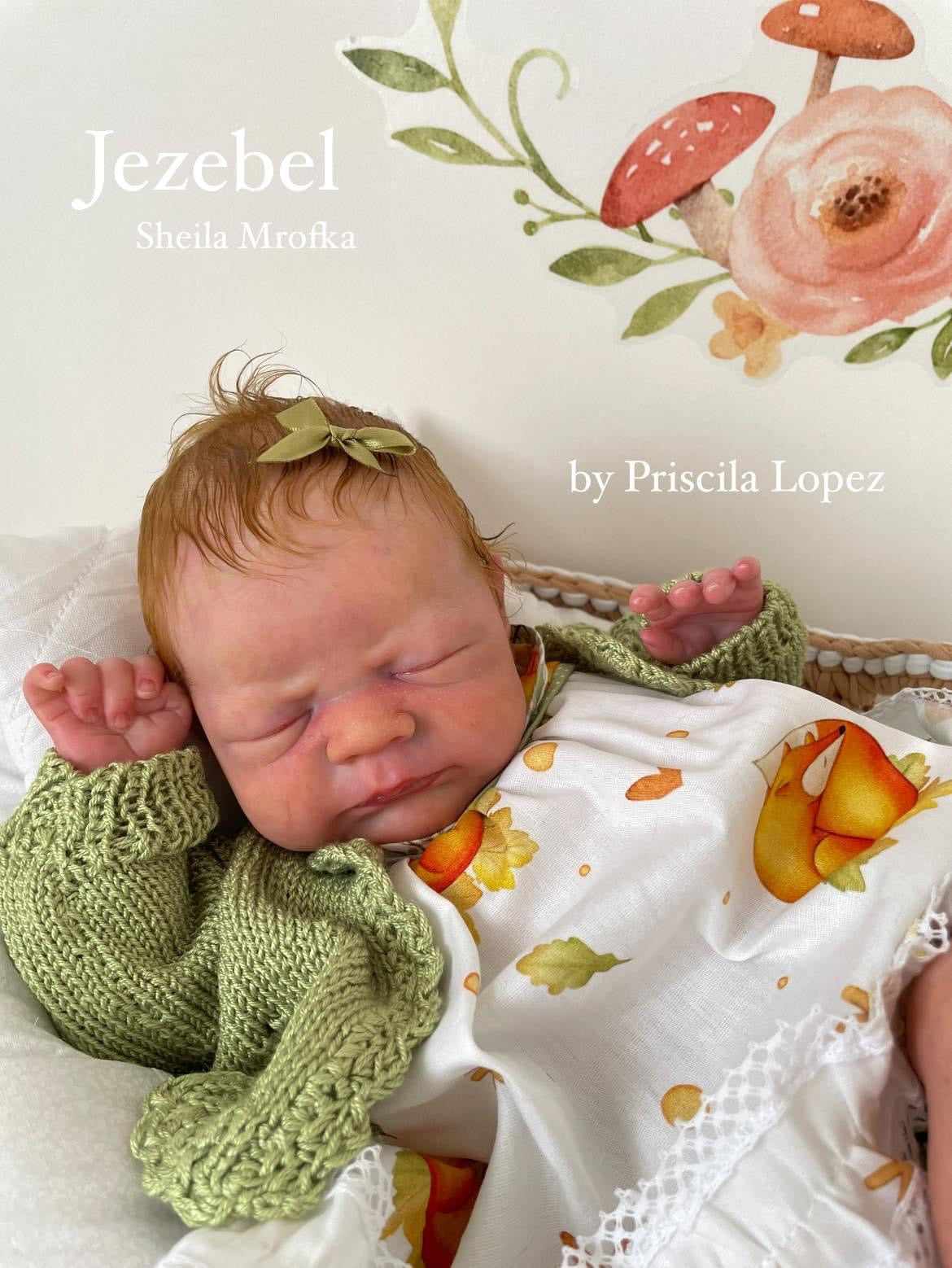 JEZEBEL By Sheila Mrofka Blank Vinyl Reborn Doll Kit TRU BORN Truborns JEZEBEL By Sheila Mrofka Blank Vinyl Reborn Doll Kit TRU BORN Truborns