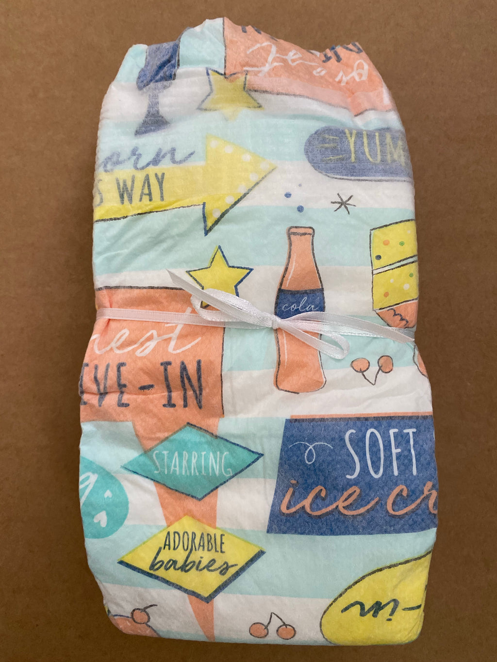 Printed diaper 3 pack. Size 1 - truborns