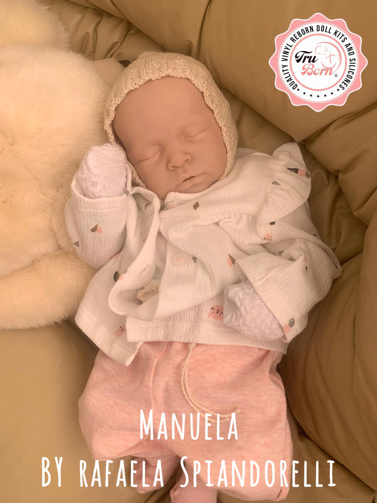 Bébé reborn fille Manuela silicone /vinyle (48cm)